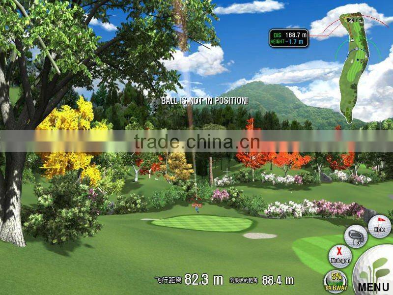 simulated golf