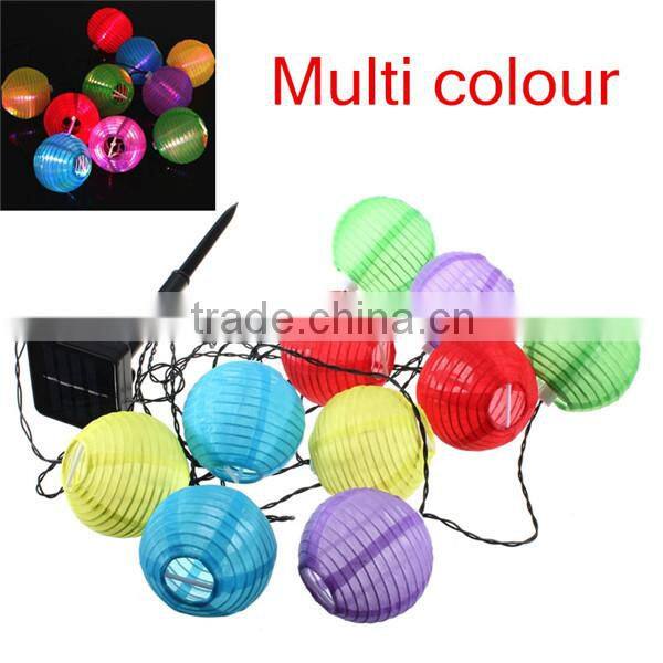 outdoor garden decoration led solar lantern string light