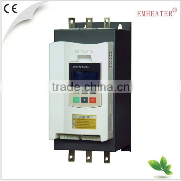 No need bypass contactor online running 380V 15hp motor control soft starter
