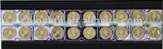 72W Super Bright Floodlight Spotlight LED Light Bar For Trucks SUV ATV UTV