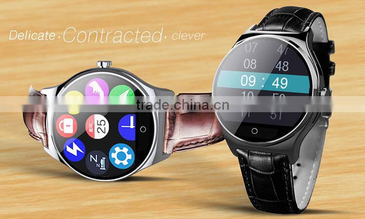 Waterproof IP65 IPS touch screen bluetooth version 4.0 heart rate test watch