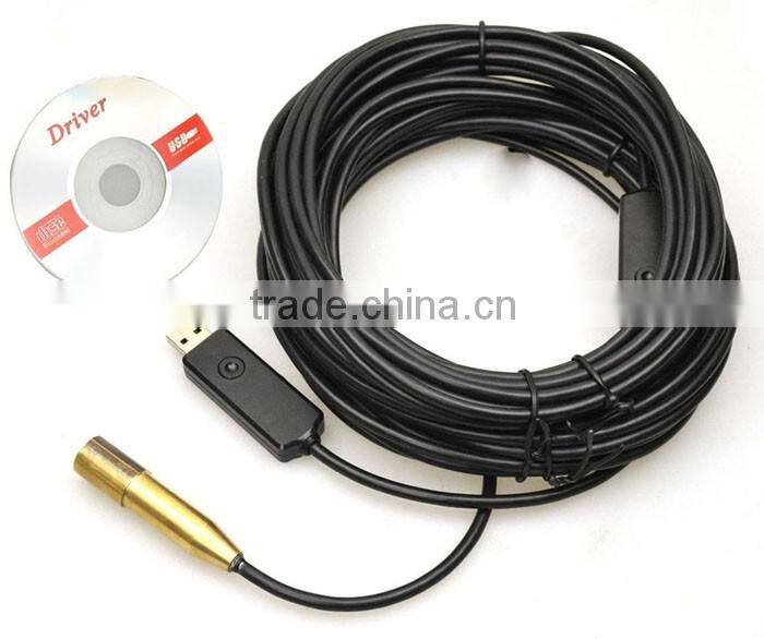 portable Mini 14mm Dia length 5m Borescope usb snake endoscope Camera