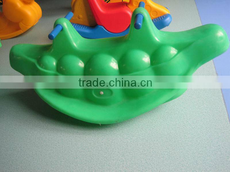 Double birds animal plastic Outdoor seesaw for sale