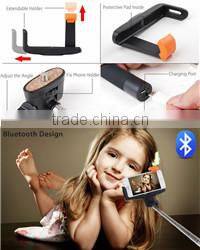 Handheld monopod selfie stick, monopod with cable, telescopic hot stick