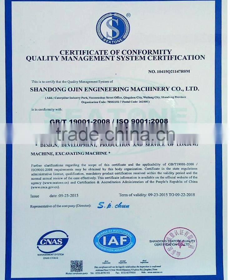 Construciton machine brand new zl50 GEM wheel loader for sale