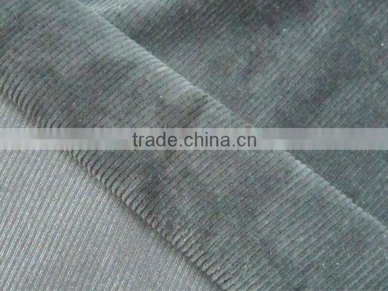High Quality CVC strip velvet in dresses fabric