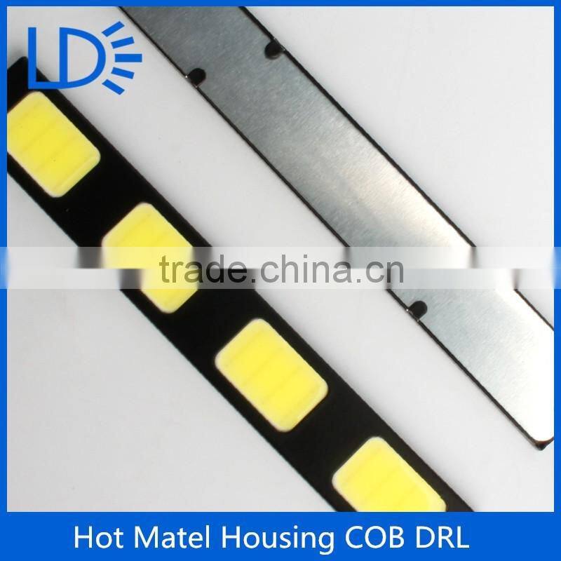 Super bright car cob flexible led drl led daytime running light