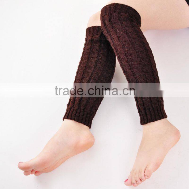 Women boot socks beautiful acrylic leg warmer knit ladies leg warmer boot topper