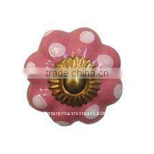 Acrylic Green Dice Colourful Knob