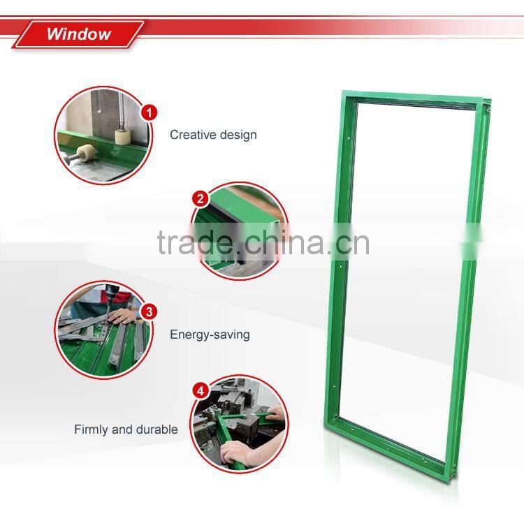 Aluminum glass folding door
