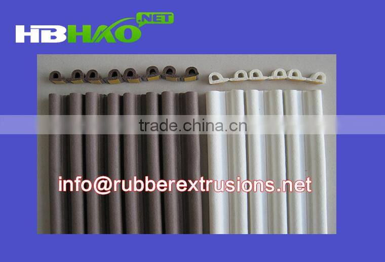 I shape rubber self adhesive seal strip
