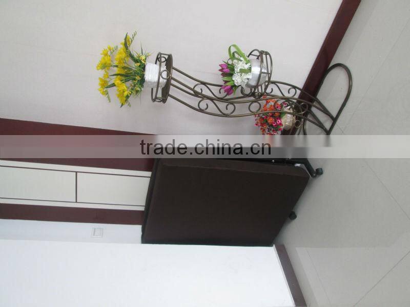 metal folding bed with cushion