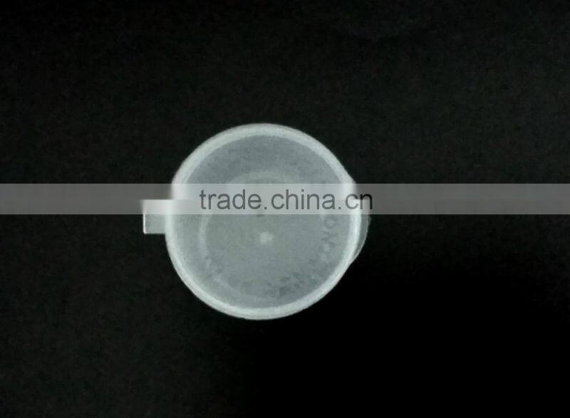 1 oz Hinged Clear Round plastic Sauce Cups with Lids 25ml