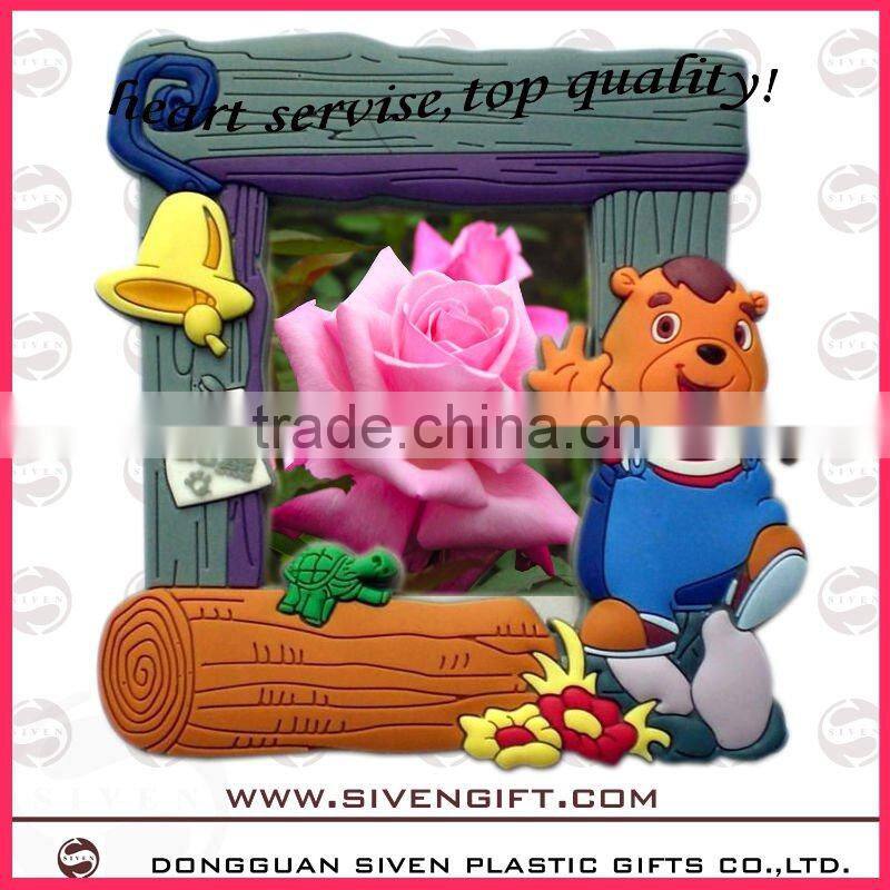 cartoon pvc 3d christmas picture frame ( welcome to custom)