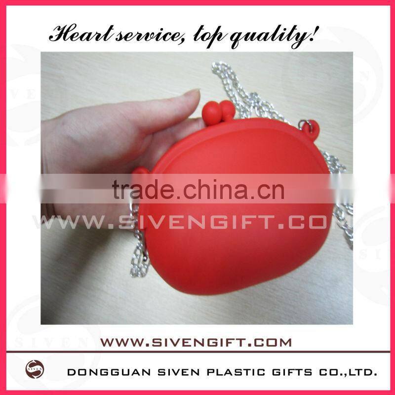 Hot Selling rubber solicone wallet for women new 2014