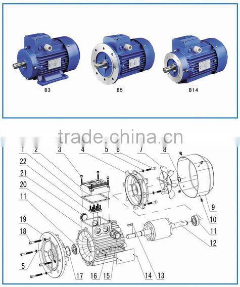 GUOMAO Y2 series High Efficiency three-phase asynchronous motors