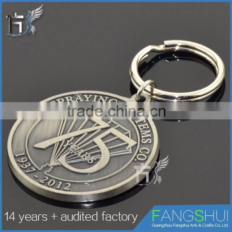 Free sample coin keyring cheap wholesale