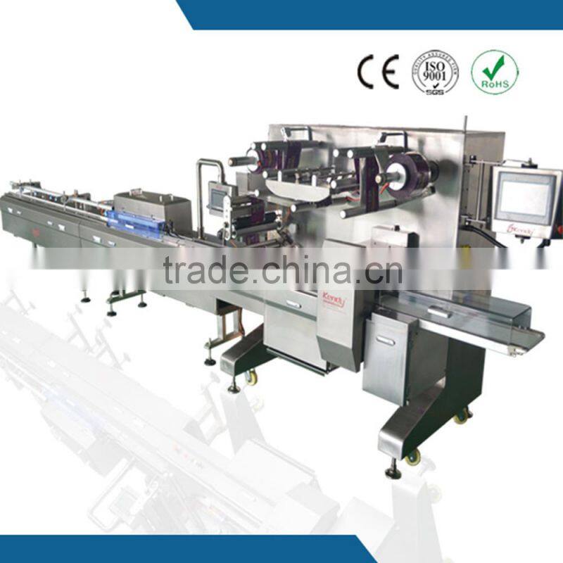 China made dual motor food grade confectionary industry use horizontal collator