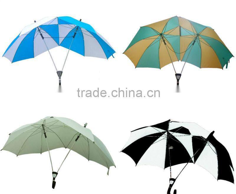 China popular outdoor double tandem lovers esprit umbrella