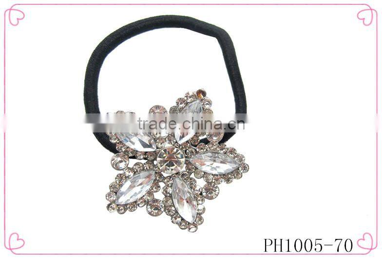Rhinestone elastic hair bands,short elastic hair bands,fancy elastic hair bands