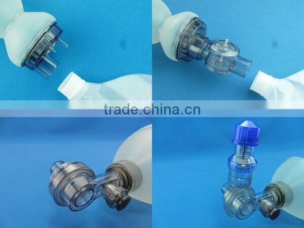 First Aid PVC Manual Resuscitator Ambu Bag