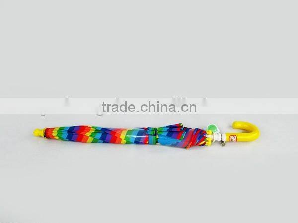 high quality rainbow straight kids umbrella