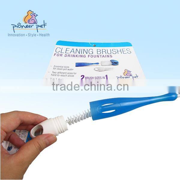 pet accessorie. cleaning brush for pet drinking Fountain Cleaning Kit, Gray color