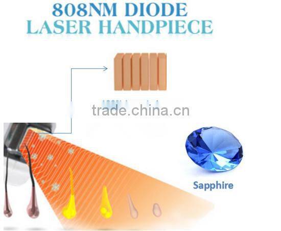 Sapphire laser diode 808nm machine painless for permanent hair removal