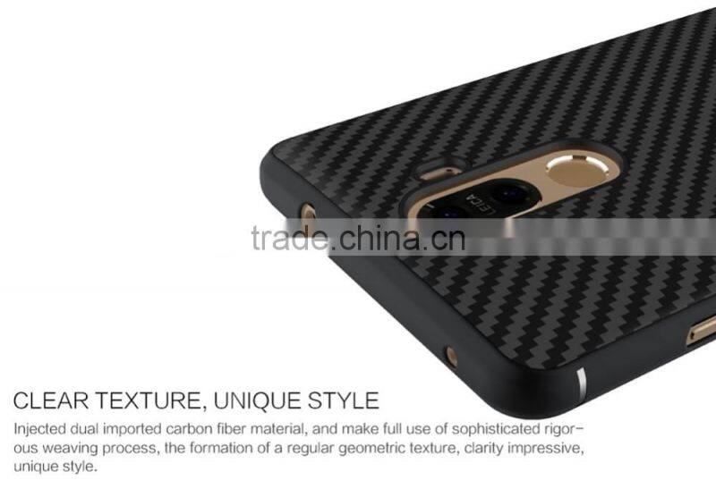 ORIGINAL NILLKIN Synthetic Fiber BACK Case For HUAWEI MATE9 IRON CASE FOR MAGNETIC CAR HOLDER CASE MILITARY CARBON FIBER CASE
