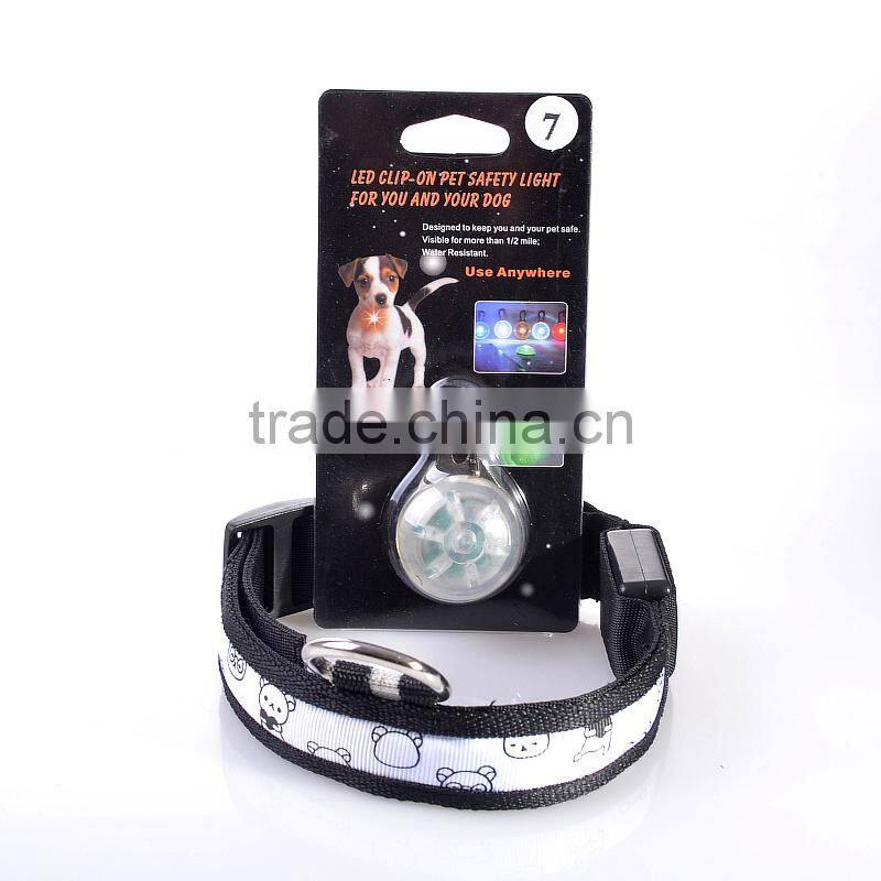2015 new year led flash dog tag