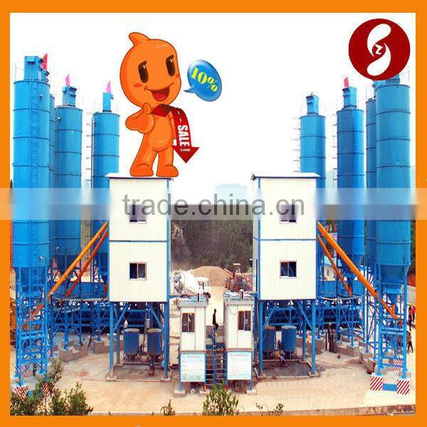 Hot sale center control 2HZS25 Concrete Batching Plant for sales,20-25m3/h