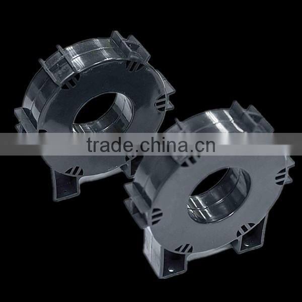 Small toroidal current transformer with nano strip coiled cores made