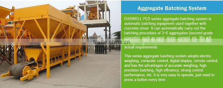 China low price ready mobile concrete batching and mixing plant price