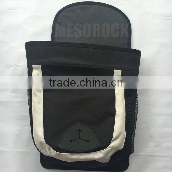 The litter bin stylish car trash bag. It hangs from any car seat and conceals trash