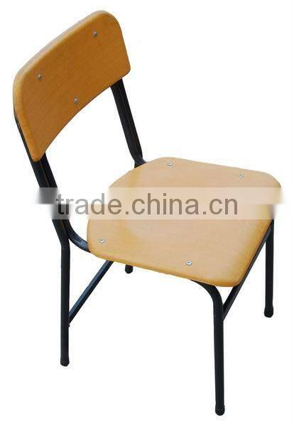 metal frame plywood school chair