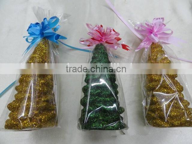 Christmas tree shaped candle