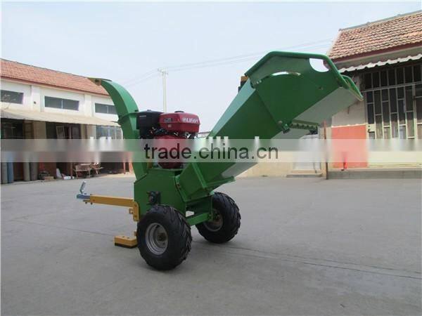 Alibaba wholesale wood chipper 15hp with diesel or gasoline engine