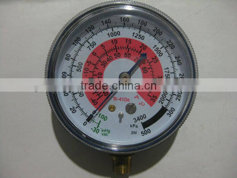 Refrigeration tool compound gauge / compound pressure gauge / pressure gauge manometer