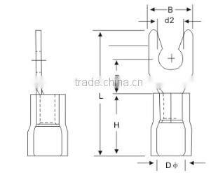 HEIGHT FORK LOCKING PRE-INSULATIED END Terminals Factory Price