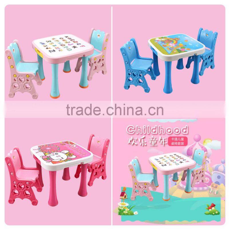 kids cartoon study table and chair kids study table chair