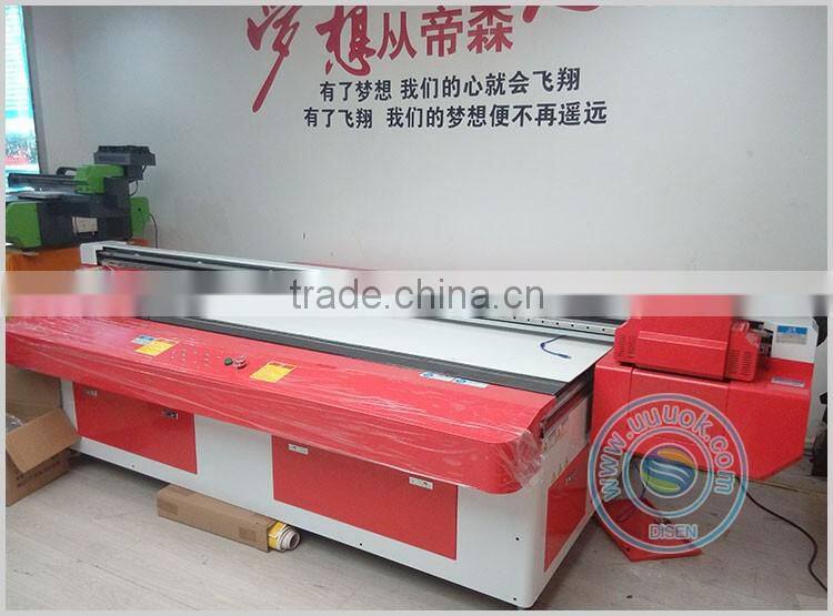 Large format high precision UV machine glass printing