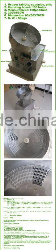 Tablet & capsule counting and filling machine