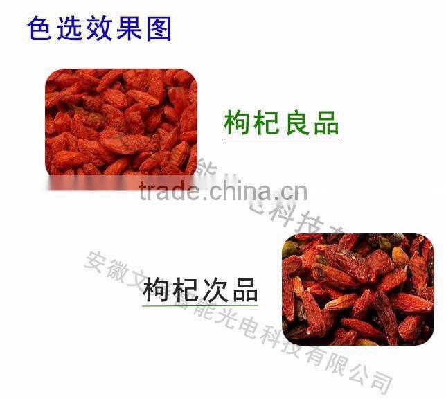 High stability wolfberry color sorter machine made from Anhui Wenyao