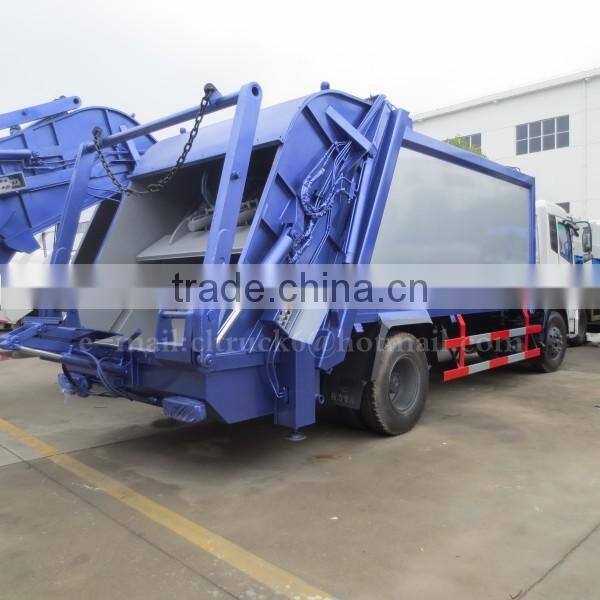 DONGFENG 4*2 New Design Garbage compactor truck 12m3 with swing arm
