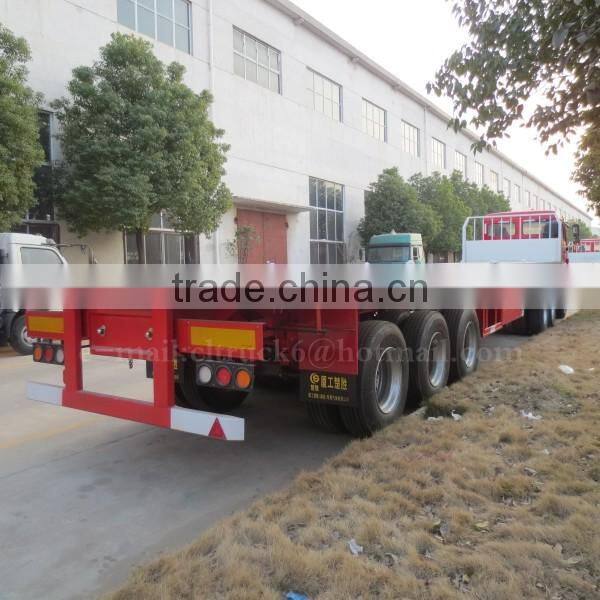 CLW 3 axle Flatbed Trailer 60 ton with North Ben Tractor Head