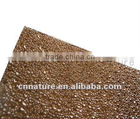 Macrolux polycarbonate compact sheet for roofing and canopy