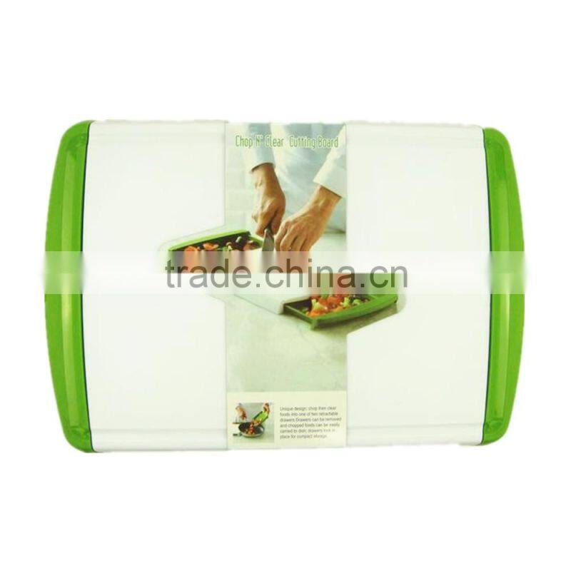 Scalable Multifunction Storageable PP Plastic Chopping Cutting Board