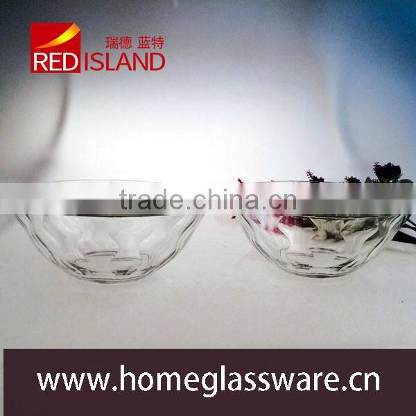 2016 new design crystal glass fruit / salad bowl