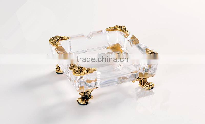 Italian Style Home Decor Item Brass with Crystal Candlestick/Candleholder (BF01-0245)