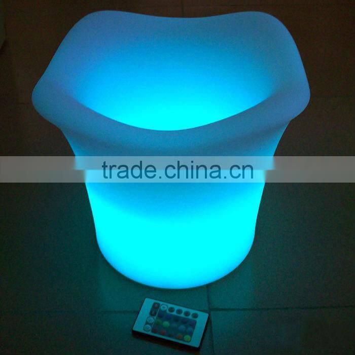 LED Light Wine Cooler